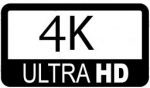 Logo 4K Ultra HD. Vector illustration of 4K video.